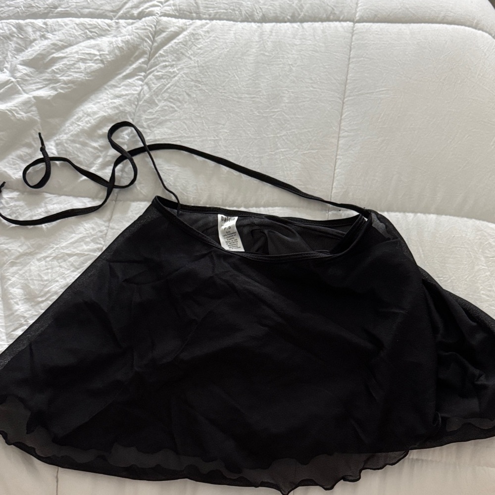 Black Chiffon Ballet Skirt